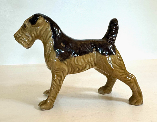 Vintage airedale terrier dog - terrier,